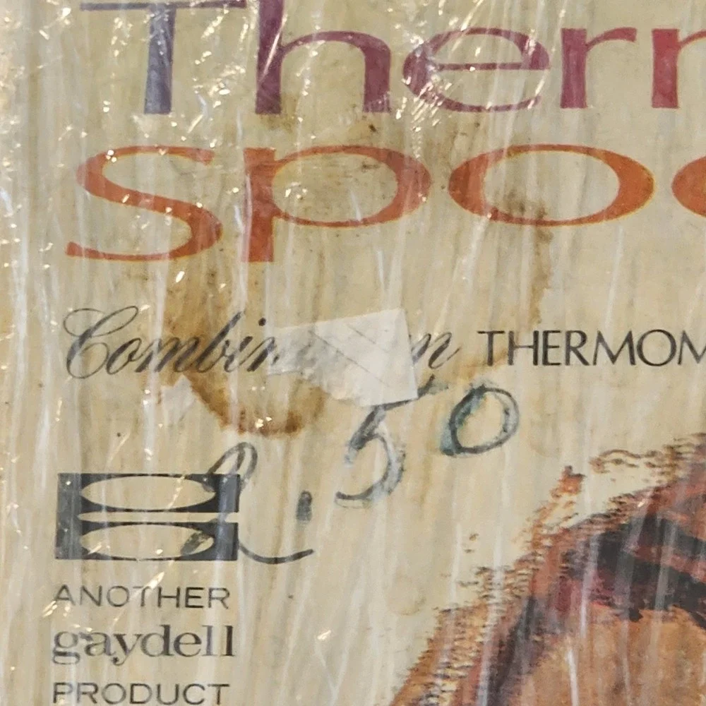 Vintage 1965 Thermo Spoon Thermometer‎ GAYDELL PRODUCT. Box Intact. EUC